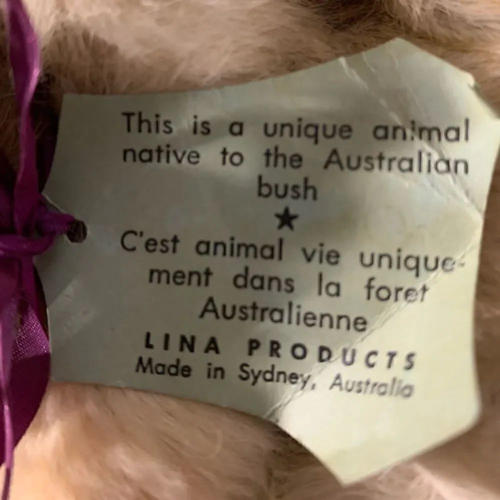 Lina Products Koala Bears Vintage 2 With Attached Tags Set 3 Australia Native - Picture 14 of 16